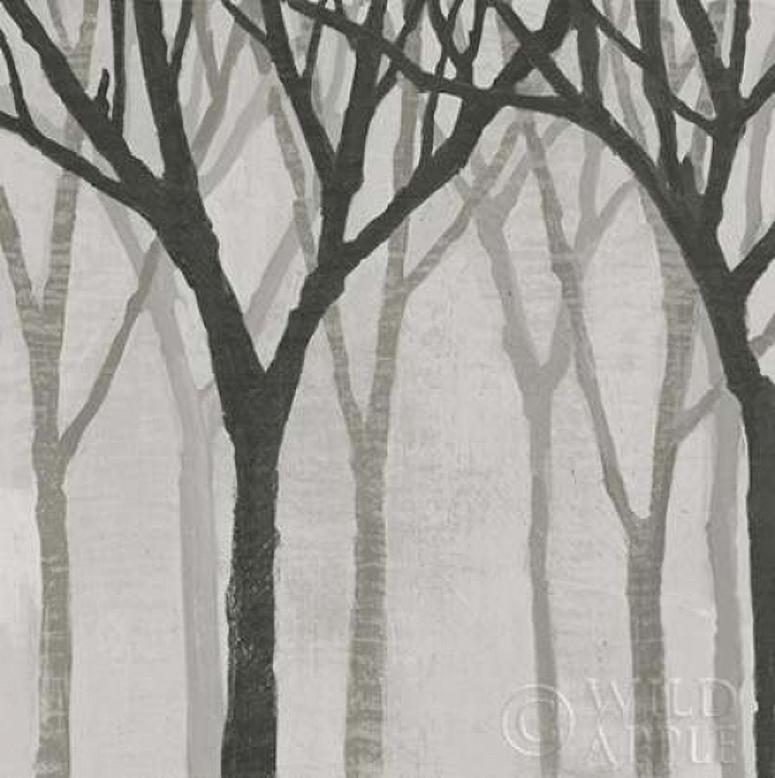 Spring Trees Greystone I Canvas Art - Kathrine Lovell (24 x 24)