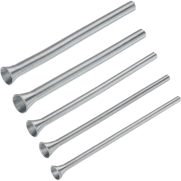 Spring Tubing Benders Kit 1/4, 3/8, 1/2, 5/8 and 3/4 Inch 5 in 1 Tube Bender Set for Copper, Brass, and Thin Steel Tube