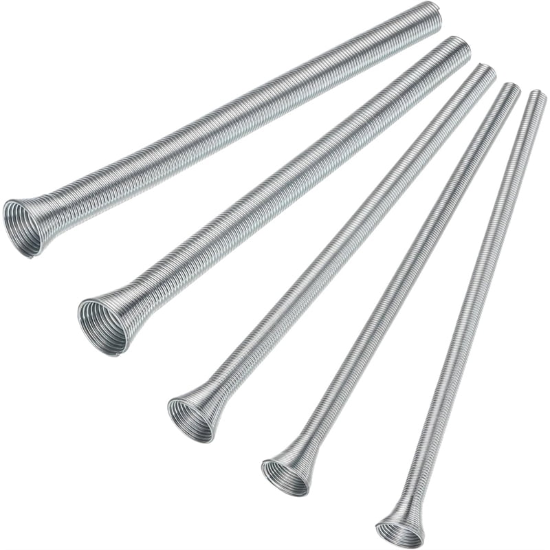 Spring Tubing Benders Kit 1/4, 5/16, 3/8, 1/2 and 5/8 Inch 5 in 1 Tube ...