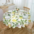 thumbnail image 1 of Spring Tulip Flowers Leaves Round Table Cloth Waterproof Wedding Holiday Tablecloth Coffee Table Decor Table Cover, 1 of 5