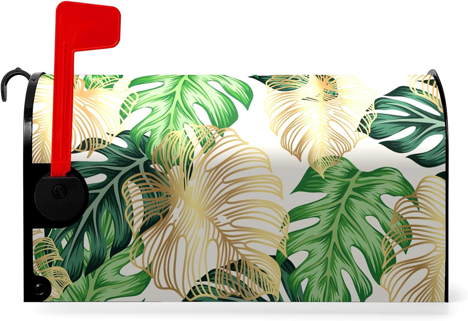 Magnetic Mailbox Cover - Spring Summer Flowers Design, Standard Size 18x21 Inches - View #8