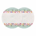 thumbnail image 1 of Spring Tulip Round 13 Inch Placemats Set of 2, Botanical Budding Flowers Green Lattice HeatResistant Non Slip Place Mats for Dining Table, Wipeable Braided Kitchen Table Mats for Housewarming, 1 of 9