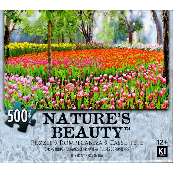 Spring Tulips 500 Piece Puzzle