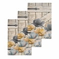 thumbnail image 1 of Spring Tulips Flower Kitchen Dish Towels for Drying Dishes Set of 3, Vintage Floral Barn Doors Rustic Beige Waffle Weave Microfiber Hand Tea Bathroom Towels Quick Dry & Absorbent Towel 15.7x23.6, 1 of 7