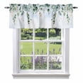 thumbnail image 1 of Spring Valance Curtain Vintage Sage Green Eucalyptus Leaves Golden Leaf Window Valances Rod Pocket Short Curtains Window Treatments for Kitchen Bedroom Bathroom Laundry 54" x 18", 1 of 9