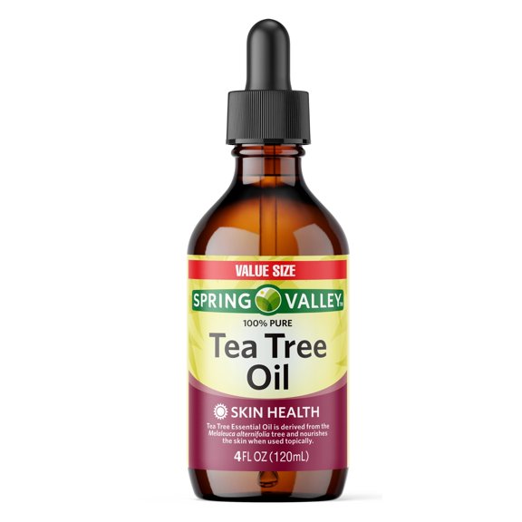 Spring Valley 100% Pure Tea Tree Oil for Skin Health, 4 fl oz