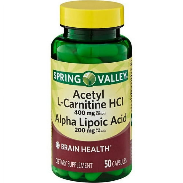 Spring Valley Acetyl LCarnitine HCI & Alpha Lipoic Acid Dietary