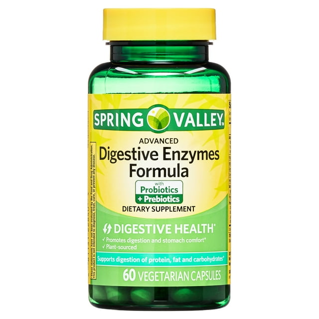 Spring Valley Advanced Digestive Enzymes, 60 Count
