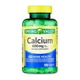 Spring Valley Calcium Bone Health Dietary Supplement Tablets, 600 mg