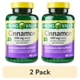 (2 pack) Spring Valley Cinnamon Plus Chromium Dietary Supplement