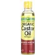 Spring Valley Pure Castor Oil for Hair and Skin Care, 8 fl oz