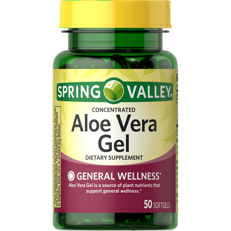 Spring Valley Concentrated Aloe Vera Dietary Count - Walmart.com