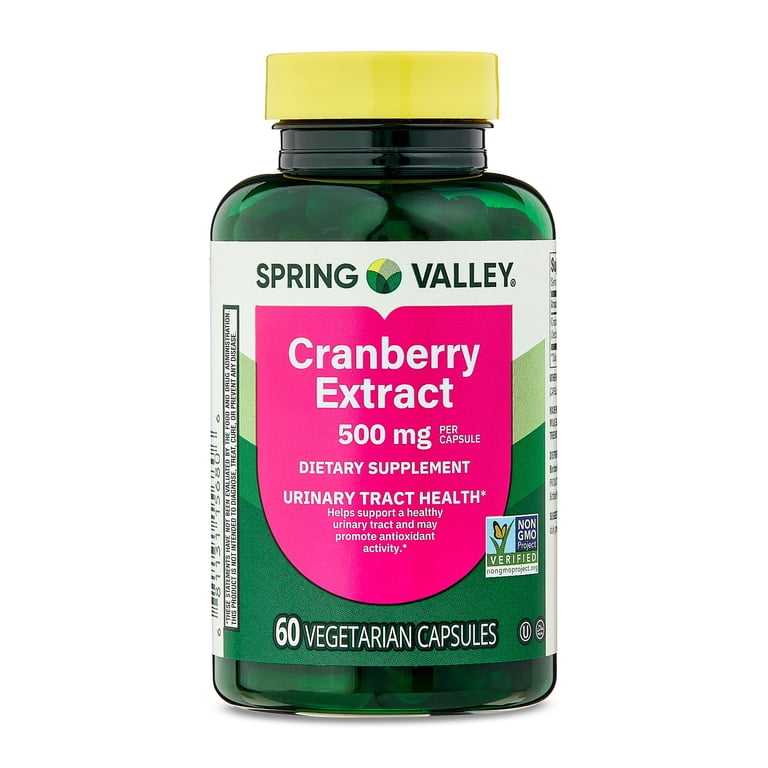 SPI×KarDian Vitamin C8 vab Spring Valley Cranberry Extract Urinary Tract Support Vegetarian