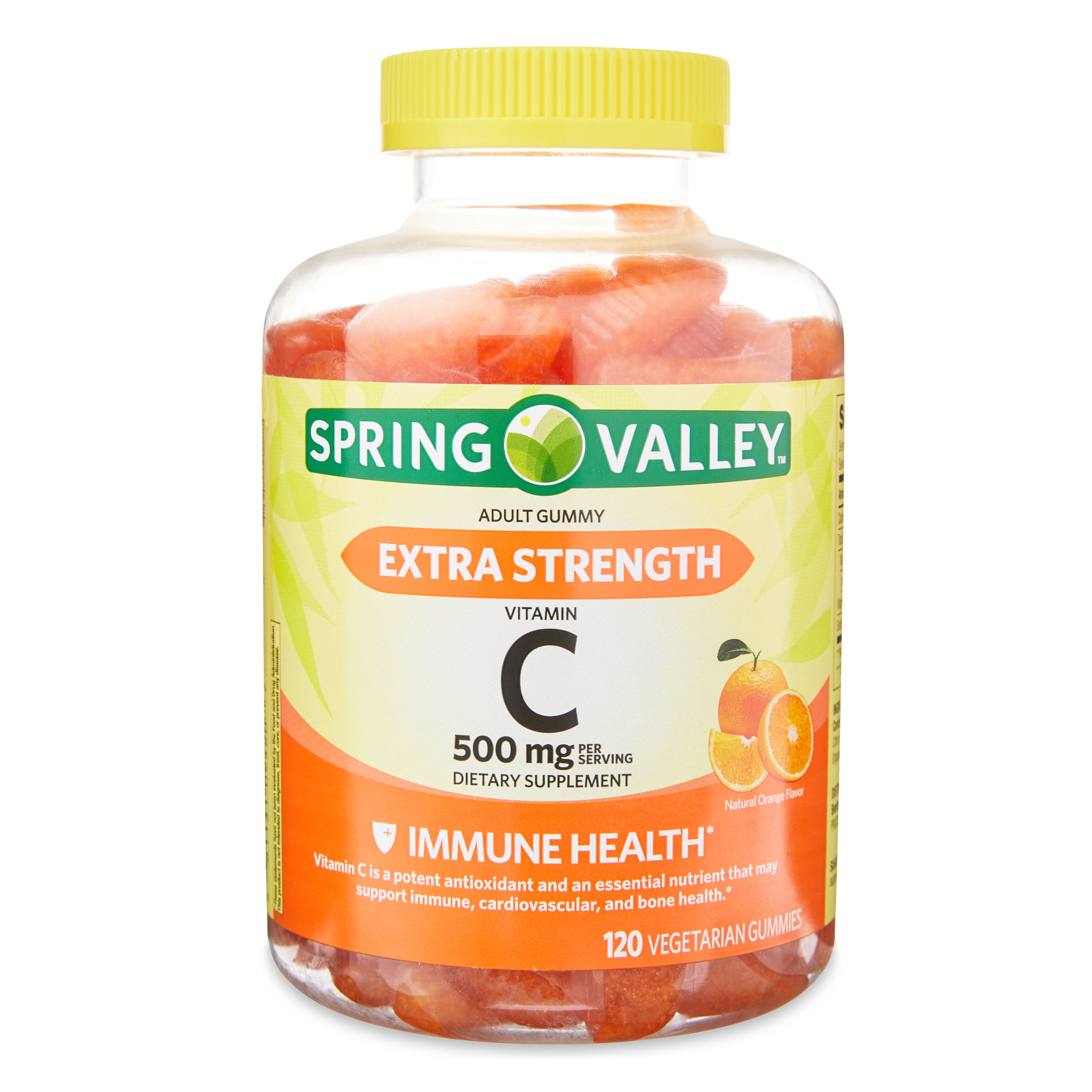 Spring Valley - Gummie Vitamin C 240 mg, 70 Orange Gummies (Pack of 2) 