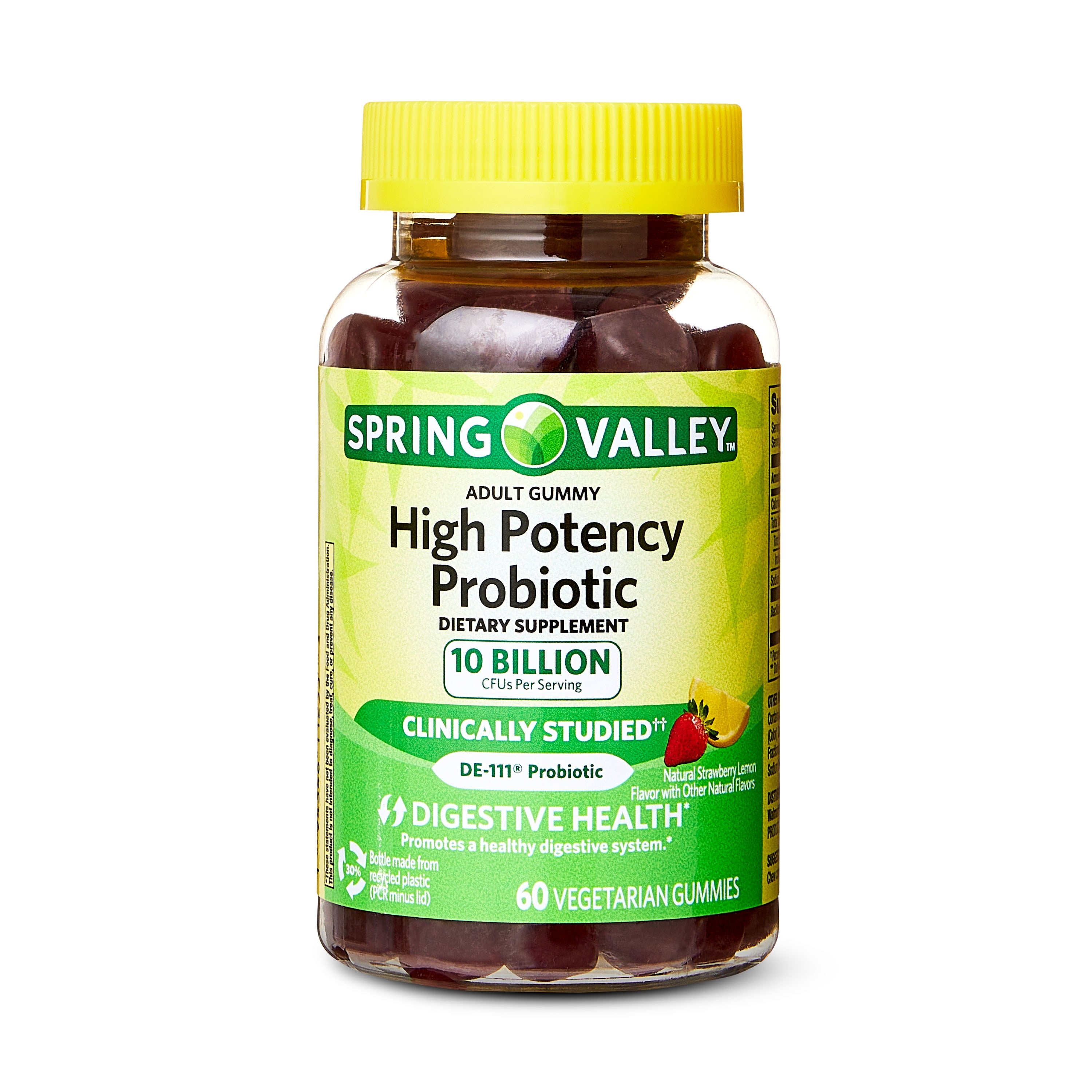 Spring Valley High Potency Probiotic Gummies, 10B CFU, Strawberry