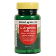 thumbnail image 1 of Spring Valley L-Arginine Amino Acid Supplements, 1000 mg per Serving, 50 Count, 1 of 8