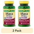 (2 pack) Spring Valley Maca Dietary Supplement, 500 mg, 90 Count