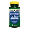 thumbnail image 1 of Spring Valley Magnesium + Ashwagandha + L-Theanine for Stress Support Tablets, 60 Count, 1 of 5