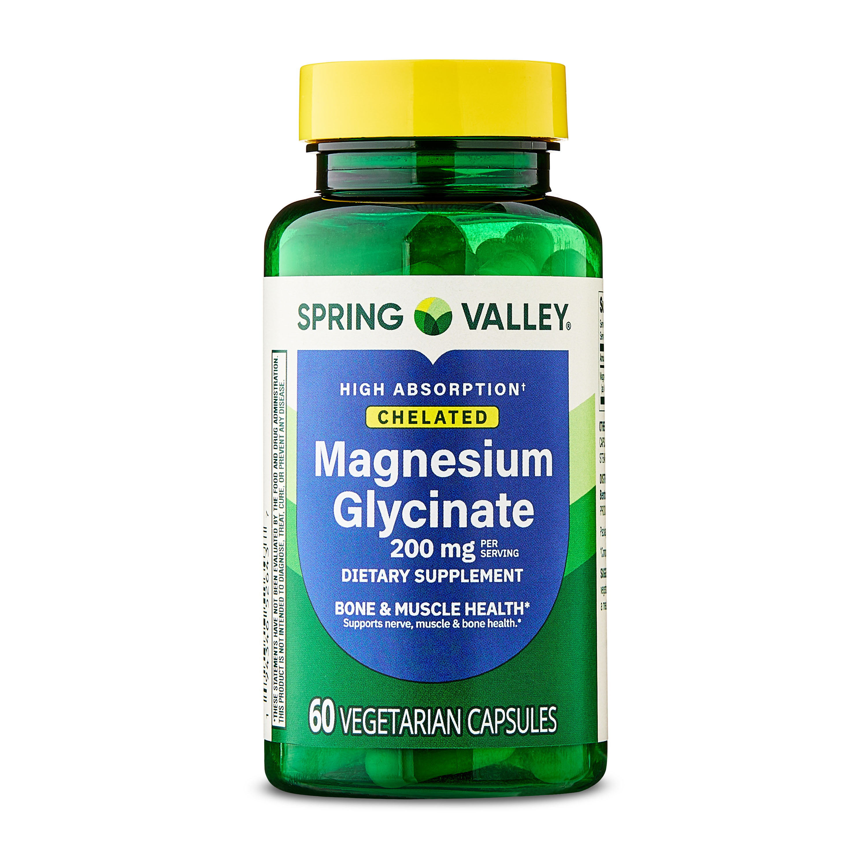 Spring Valley Magnesium Glycinate Dietary Supplement Vegetarian Spring Valley Magnesium Glycinate Dietary Supplement Vegetarian