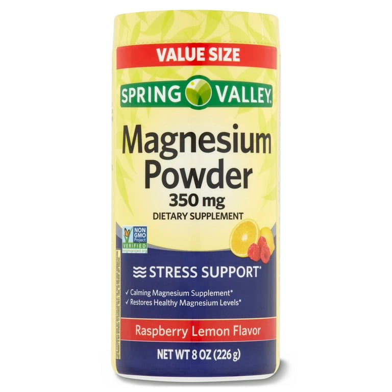 Spring Valley Magnesium Stress Support Dietary Supplement Powder