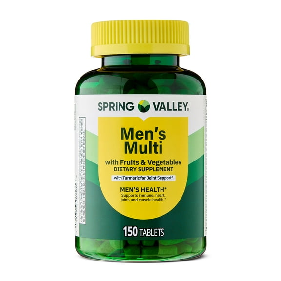 Spring Valley Men's Multi Tablets, 150 Count