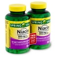thumbnail image 1 of Spring Valley Niacin Dietary Supplement Capsule Twin Pack, 500mg, 240 Count, 1 of 7