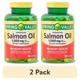 (2 pack) Spring Valley Norwegian Salmon Heart Health Dietary Supplement