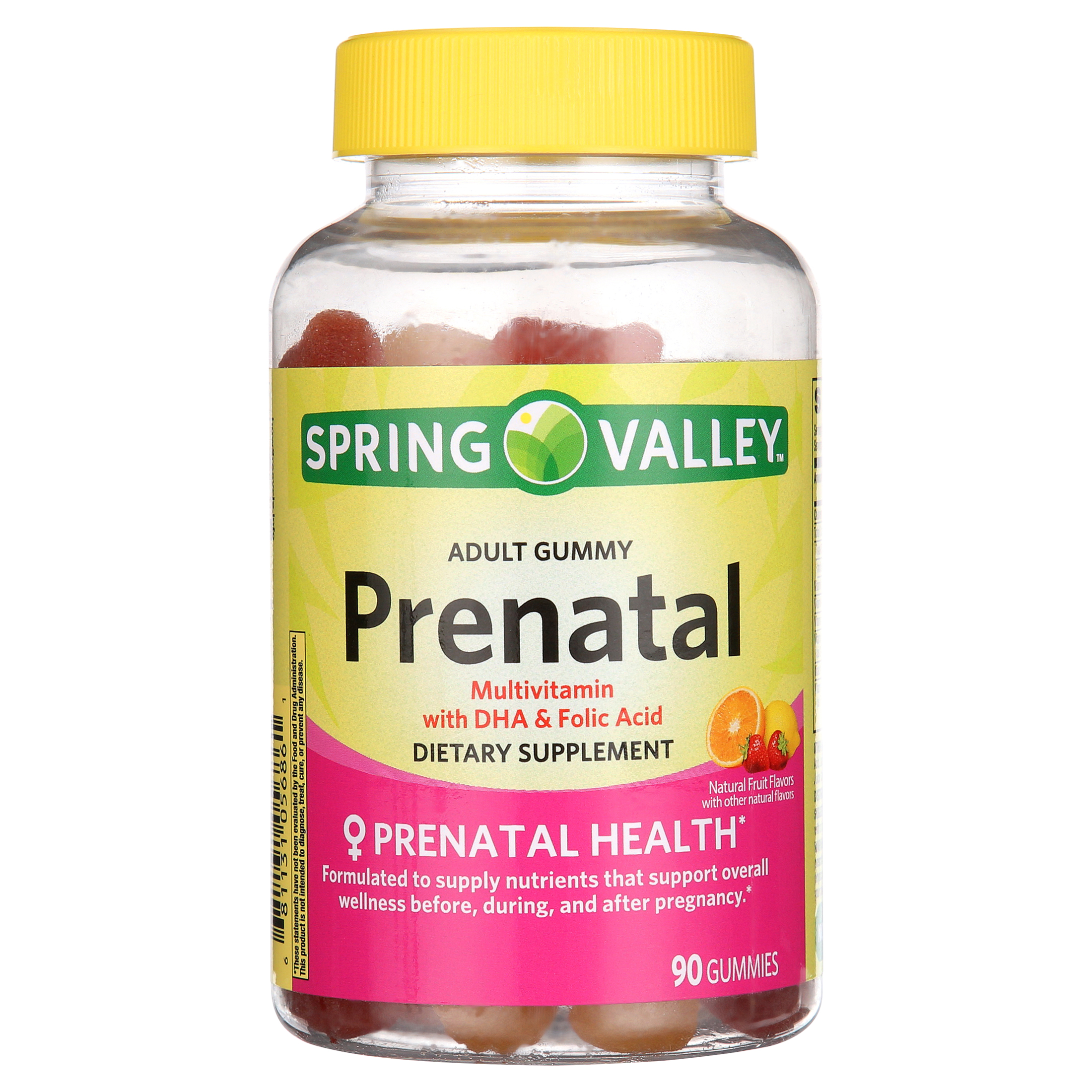 Spring Valley Prenatal Multivitamin Gummies with DHA and Folic Acid, 90 Count - image 1 of 7