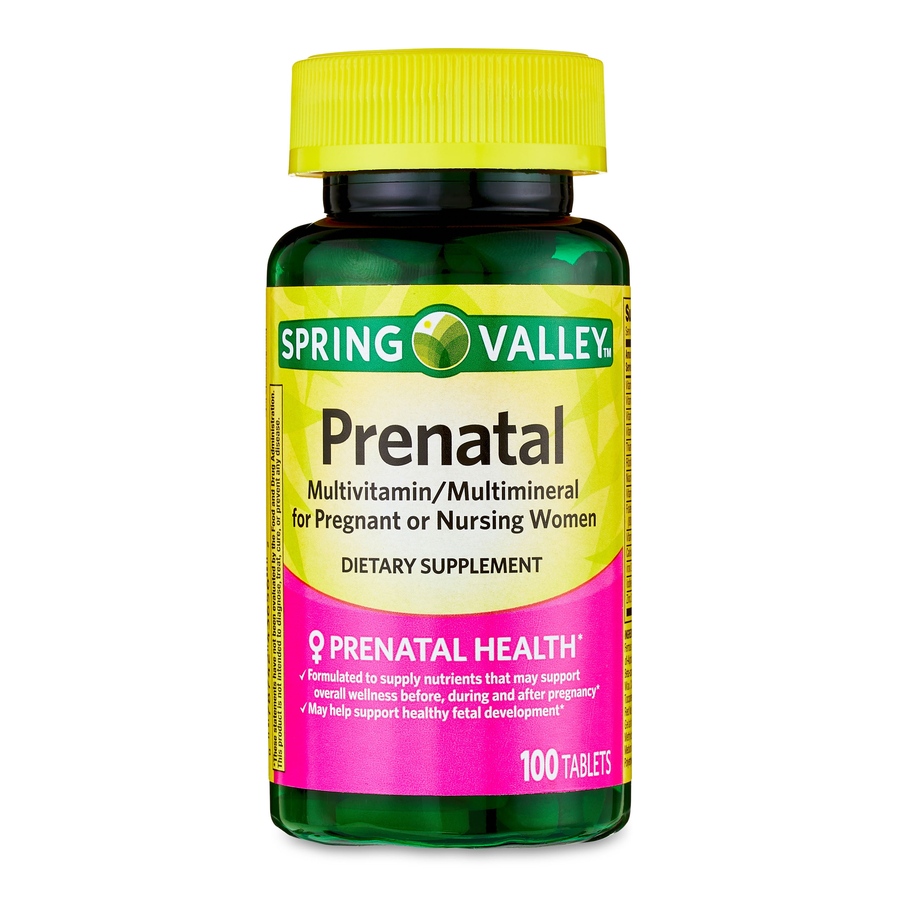 (2 pack) Spring Valley Prenatal Multivitamin/Multimineral for Pregnant and Nursing Women Dietary