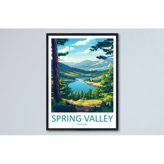 Spring Valley Travel Spring Valley Accent Nevada Spring Valley Spring Valley Nevada Wall Decor Unframed Paper Print