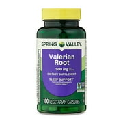 Spring Valley Valerian Root Capsules, 500 mg, 100 Count