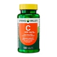 thumbnail interactive-video image 1 of Spring Valley Vitamin C with Rose Hips, 500 mg, 100 Count, Dietary Supplement Tablets for Immune Health, 1 of 11