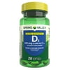 Spring Valley Extra Strength Vitamin D3 Softgels, 125 mcg (5000 IU), 250 Count, Supplement for Bone and Immune Health