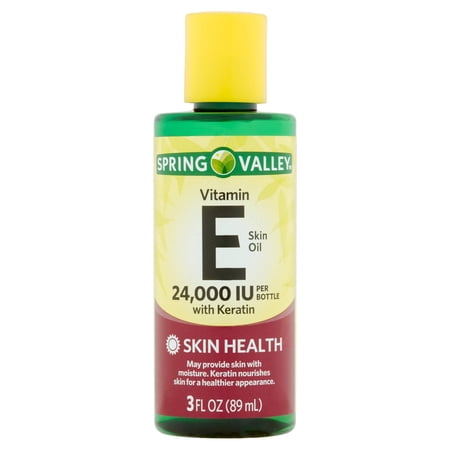 Spring Valley Vitamin E Oil W/Keratin