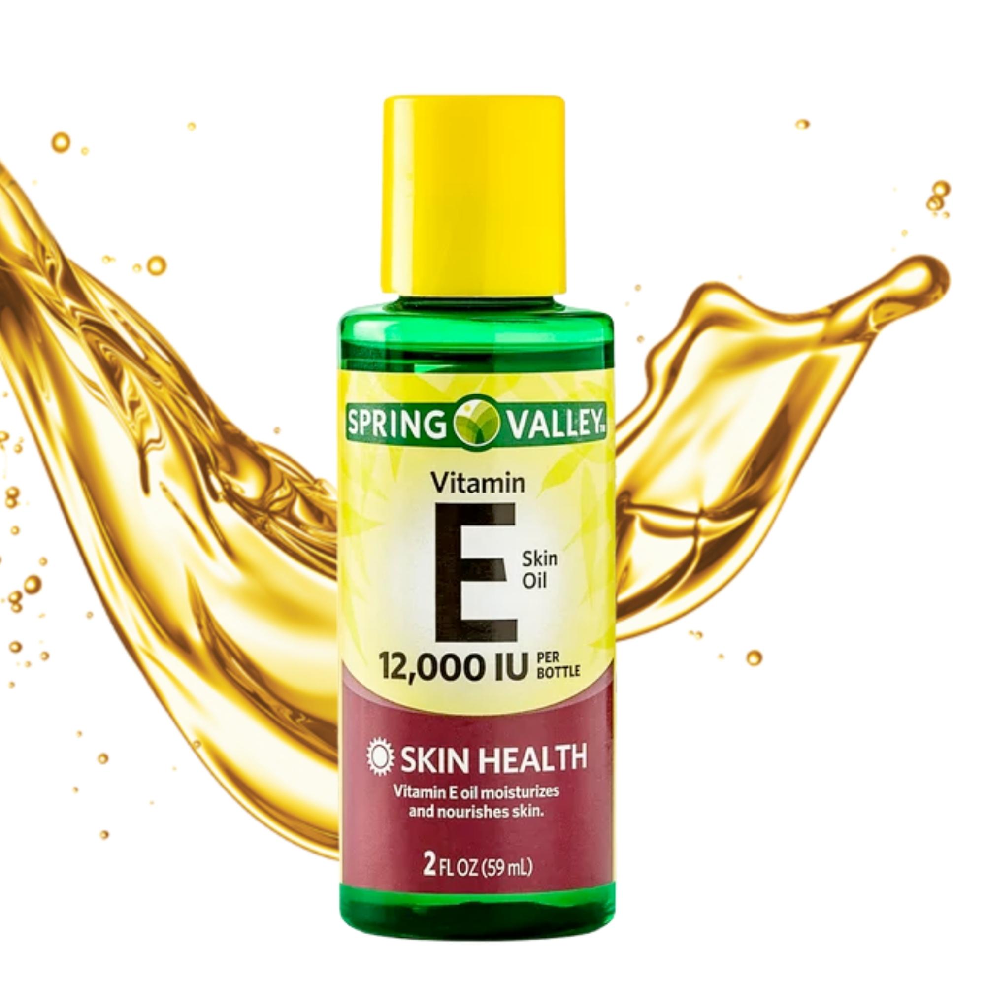 Spring Valley Vitamin E Oil with Keratin for Skin Health, 12000 IU, 2 fl oz - image 1 of 10