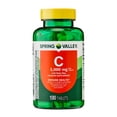 thumbnail interactive-video image 1 of Spring Valley Vitamin С with Rose Hips Tablets Dietary Supplement, 1,000 mg, 100 Count, 1 of 4