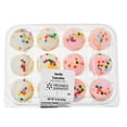 thumbnail image 1 of Freshness Guaranteed Spring Vanilla Mini Cupcakes, 10 oz, 12 Count, 1 of 4