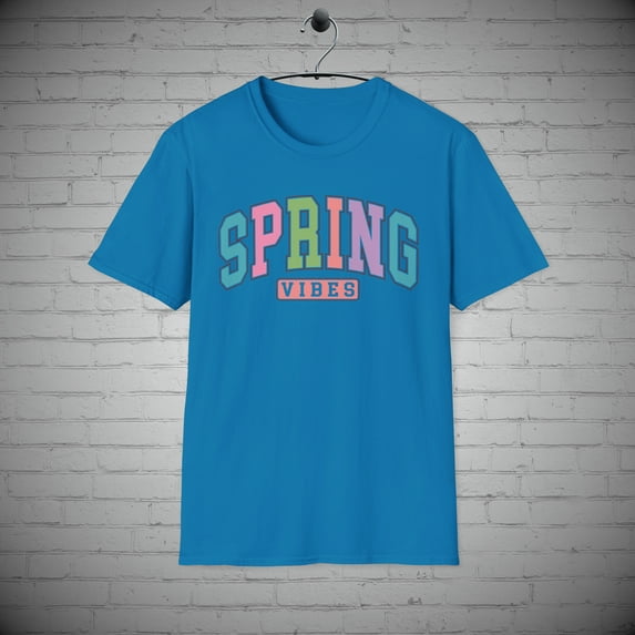 Spring Vibes Tshirt, Springtime Blossoms Tee, Summer Cloths