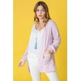thumbnail image 1 of Spring Waffle Knit Open Cardigan with Pockets | 6 Colors | S-3X, 1 of 24