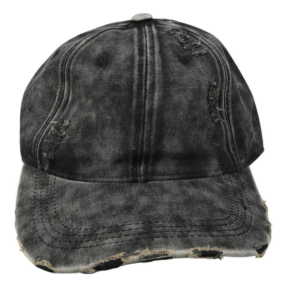 Spring Washed Denim Hat Outdoor Sports Leisure Baseball Cap Woman Man Adjustable Size Distressed Jean Hat