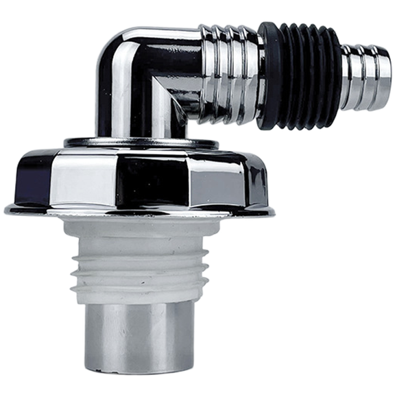 Spring Washing Machine Drain Connector Tee for Sink and Floor with Overflow Block