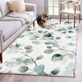 thumbnail image 1 of Spring Watercolor Area Rugs 3x5 ft Sage Green Eucalyptus Plant Leaves Washable Rug Non Slip Indoor Carpet Absorbent Floor Mat for Living Room Bedroom Dining Room, 1 of 9