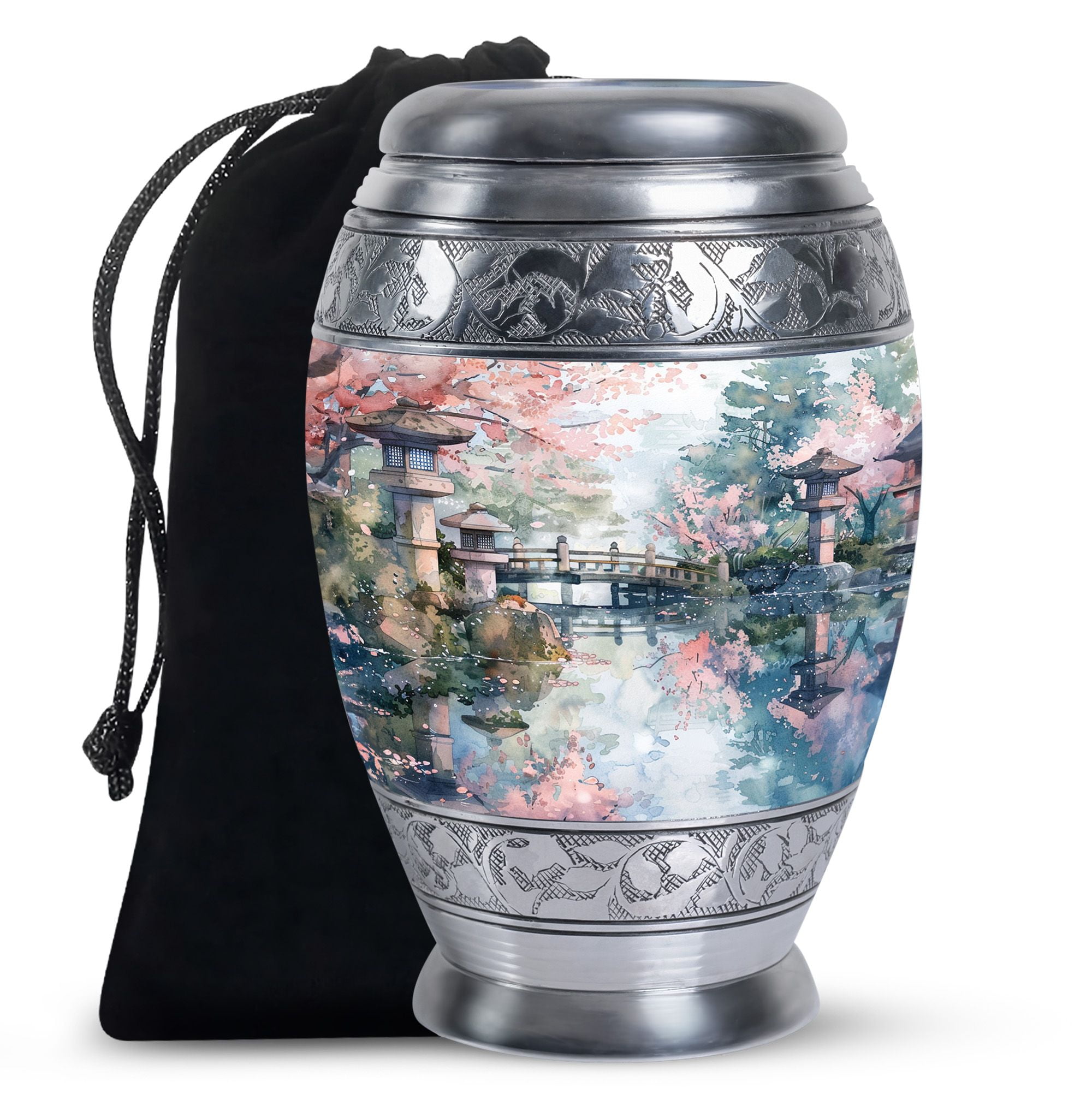 Spring Whispering Pond Urn For Human Ashes, Urns For Ashes, Urns For ...