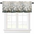 thumbnail image 1 of Spring White Floral Valances for Windows Farmhouse Kitchen Curtains Valances Rod Pocket Valance Curtains for Kitchen Windows Botanical Abstract Oil Painting Plant Window Valances for Bathroom 54"x18", 1 of 6