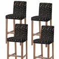 thumbnail image 1 of Spring Wildflowers Bar Stool Covers - Stretch Dining Chair Covers Set of 4, Farmhouse Botanical Garden Floral Bar Chair Cover Removable Counter Stool Pub Chairs Slipcovers Protectors for Kitchen/Cafe, 1 of 9