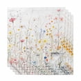 thumbnail image 1 of Spring Wildflowers Cloth Napkins, Pastoral Rustic Farmhouse Botanical Washable and Reusable Dinner Napkins Set of 4, Table Napkin for Kitchen Party Birthday Wedding Hotel Housewarming 20"x20", 1 of 8