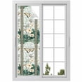 thumbnail image 1 of Spring Window Privacy Film, Butterfly Summer Botanical Flower Static Cling UV Sun Blocking Heat Control Window Tint Day and Night, Non-Adhesive Reusable One Way Windows Privacy Cover 17.7''x78.7'', 1 of 7