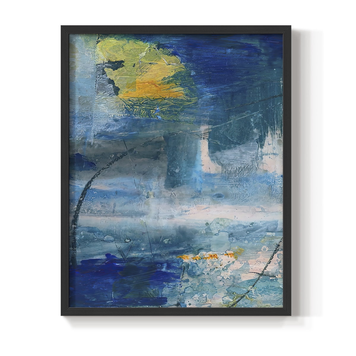 Spring Winds I in Black Solid Wood 8 x 10 Framed Print