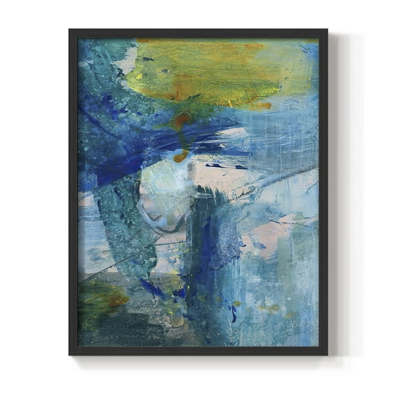 Spring Winds III in Black Solid Wood 8 x 10 Framed Print