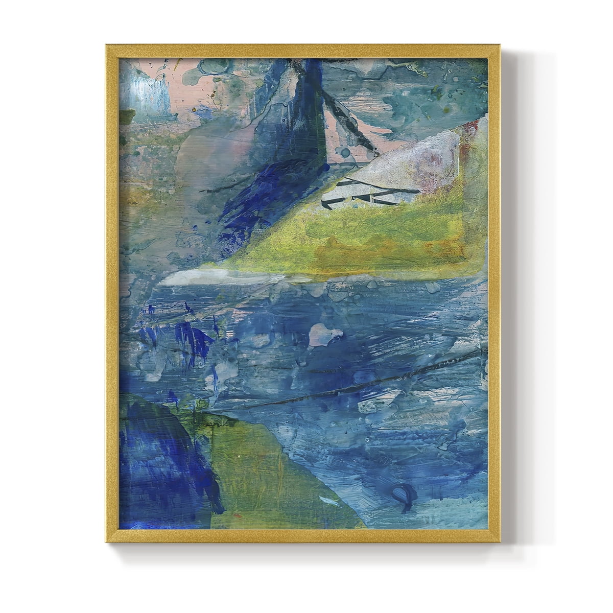 Spring Winds VI in Gold Solid Wood 16 x 20 Framed Print